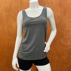 H&M women’s Pima Cotton Gray Tank Top Size L